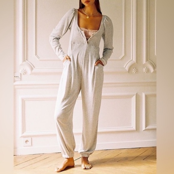 Free People Intimately On Point Onesie Jumpsuit One Piece Romper - Picture 5 of 15